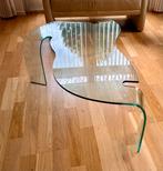 Vintage Design glazen Fiam salontafel van Hans von Klier, Ophalen, Gebruikt, 100 tot 150 cm, Design