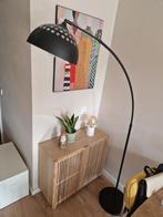 Zwarte booglamp, Huis en Inrichting, Lampen | Vloerlampen, Ophalen, Zo goed als nieuw, 150 tot 200 cm