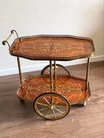 Vintage Italiaanse Serveerwagen Trolley Bar Cart Theewagen, Ophalen
