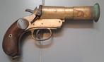 Antiek Brits sein pistool kal 1 inch zwartkruit, Antiek en Kunst, Ophalen of Verzenden