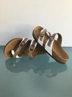 GRATIS VERZENDEN | BIRKENSTOCK Mayari khaki slippers 37, Slippers, Verzenden, Beige, Zo goed als nieuw
