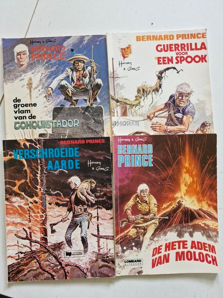Bernard Prince, 4 stripboeken, Boeken, Stripboeken, Gelezen, Meerdere stripboeken, Ophalen of Verzenden