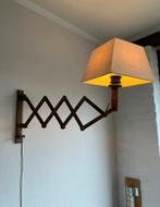 Teak Wood Deense Stijl Schaarlamp, Ophalen of Verzenden, Zo goed als nieuw