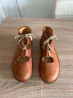 Stoere leren bruin half open schoenen veter Wolky! 40, Uitgeest, Wolky, Bruin, Tweedekansshop