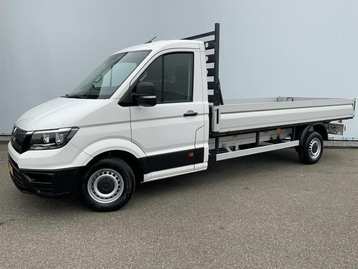 MAN TGE 35 2.0 Lang Automaat Pick Up Airco Cruise 3 Zits Bak, Auto's, Bestelauto's, Bedrijf, Te koop, ABS, Airconditioning, Alarm