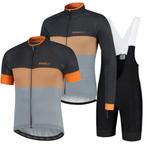 Fietskledingset 3 delig Rogelli Boost Flex oranje zwart, Verzenden, Info@gowapromotions.com, Nieuw, 4838gt
