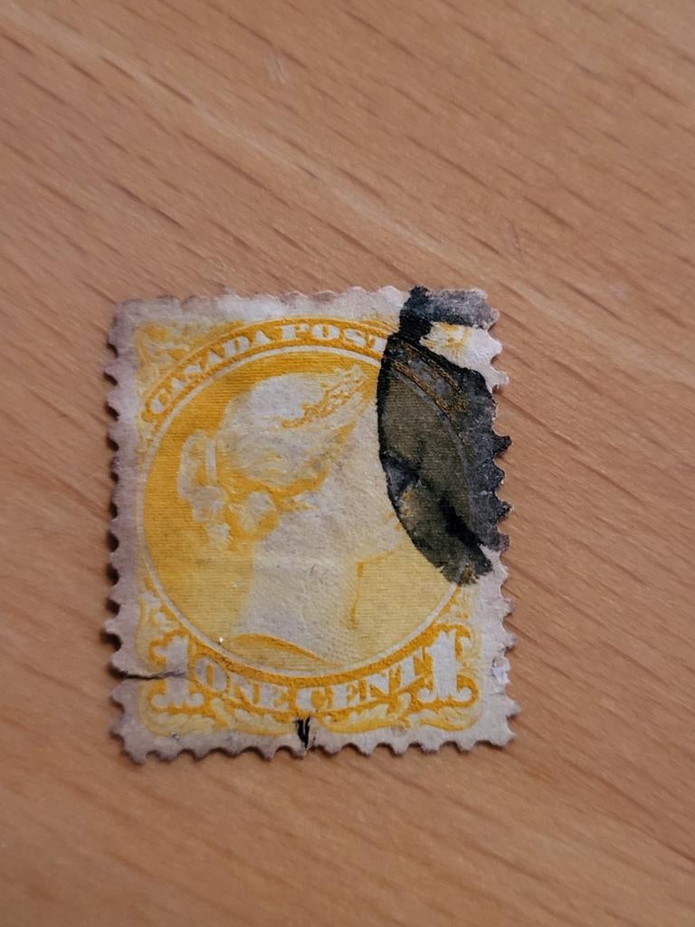Canadese Postzegel - Koningin Victoria, Ophalen of Verzenden, Buitenland