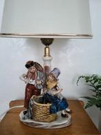 Leuke vintage porseleinen Grafenthal lamp met kap, Ophalen of Verzenden