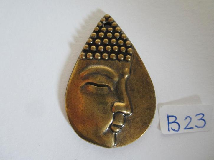 Oude Chinese koperen hangers B23, Sieraden, Tassen en Uiterlijk, Kettinghangers, Gebruikt, Overige materialen, Ophalen of Verzenden