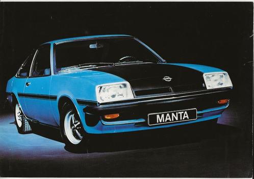 Opel Manta folder 1977 (OP01), Boeken, Auto's | Folders en Tijdschriften, Zo goed als nieuw, Opel, Verzenden