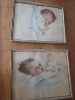 Vintage Bessie Peage afbeeldingen, Antiek en Kunst, Kunst | Schilderijen | Klassiek, Ophalen of Verzenden