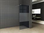 Inloopdouche Douchewand Slim Rookglas met melkglas 140cm, Ophalen, Nieuw, Douche