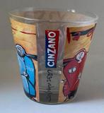 Cinzano glas. Hoogte 8,5 cm. Doorsnede 8,5 cm., Ophalen of Verzenden, Zo goed als nieuw, Borrel- of Shotglas