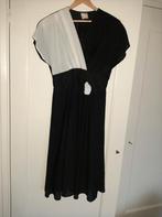 Vintage seventies feest jurk zwart wit ballroom maat 42, Kleding | Dames, Zwart, Maat 42/44 (L), Ophalen of Verzenden, Zo goed als nieuw