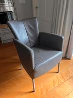 Leren stoel met verstelbare rugleuning, Huis en Inrichting, Fauteuils, Ophalen, Zo goed als nieuw