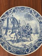 Delfts Blauw bord, Ophalen