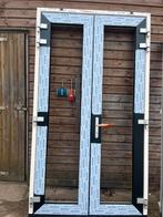 Set openslaande tuindeuren, Ophalen, Kunststof, Deurkozijn, Zo goed als nieuw