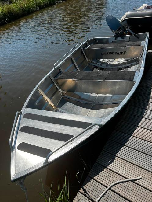 MOET WEG Dreamwave 420 aluminium boot, Watersport en Boten, Kano's, Overige typen, Twee personen, Ophalen