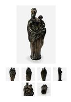 Bronzen beeldje Maria met Jezus, Antiek en Kunst, Ophalen of Verzenden