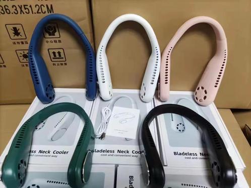 Neck fan Draagbare Airco Nekventilator 3 Standen, Witgoed en Apparatuur, Airco's, Zo goed als nieuw, Ophalen of Verzenden