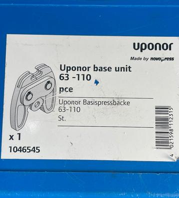 Uponor MLC Basisbek 63-110 mm. Nieuw. beschikbaar voor biedingen