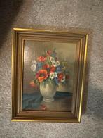 Bloemstilleven in gouden lijst, Antiek en Kunst, Ophalen of Verzenden