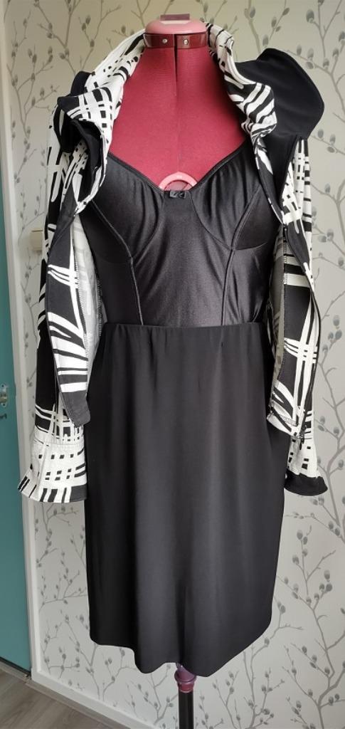 JOSEPH RIBKOFF Zwart (Basis-) Rokje maat 44, Kleding | Dames, Rokken, Zo goed als nieuw, Maat 42/44 (L), Zwart, Boven de knie