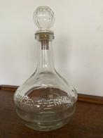 Vintage glazen karaf van distillateur Herman Jansen Schiedam, Verzamelen, Glas en Borrelglaasjes, Ophalen of Verzenden, Gebruikt