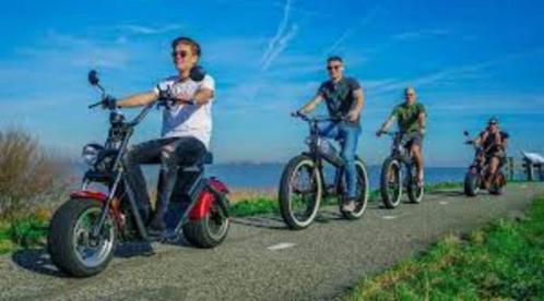 20% korting tour e-chopper/e-tuk tuk/e-steps Bollenstreek, Tickets en Kaartjes, Recreatie | Overige, Drie personen of meer, Kortingskaart