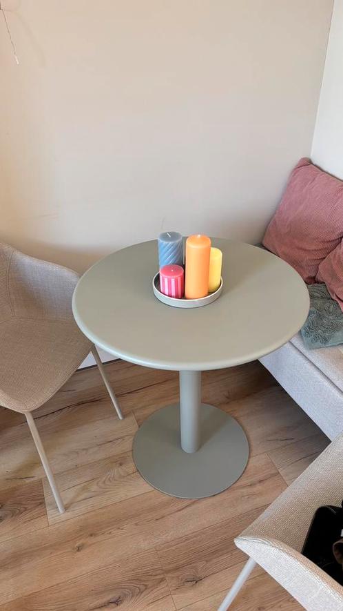 Ronde eettafel, Huis en Inrichting, Tafels | Eettafels, Zo goed als nieuw, 50 tot 100 cm, 100 tot 150 cm, Vier personen, Rond