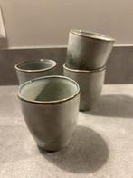 4 kleine landelijke koffiebekers, Ophalen of Verzenden, Zo goed als nieuw, Overige stijlen, Overige typen