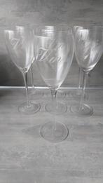 7x wijnglas Vin -31 cm hoog - Nieuwstaat, Glas of Glazen, Ophalen of Verzenden, Overige stijlen, Glas