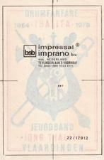 Sticker muziek Drumfanfare Thalita Vlaardingen raamsticker, Verzenden, Zo goed als nieuw, Overige typen