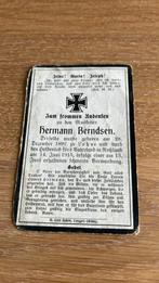 WO1 duitse militair bidprentje, Verzamelen, Verzenden
