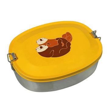 Partij gele The Zoo lunchboxen met otter print beschikbaar voor biedingen