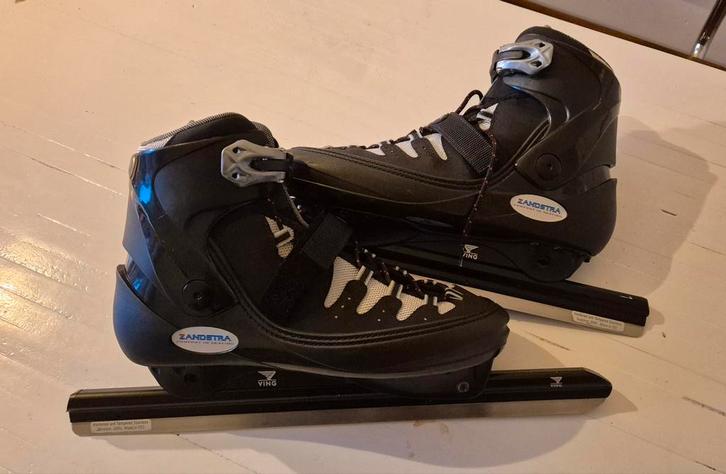 Zandstra Combinoren Klapschaatsen Maat 47, Sport en Fitness, Schaatsen, Gebruikt, Combinoren, Zandstra, Klapschaats, Ophalen of Verzenden