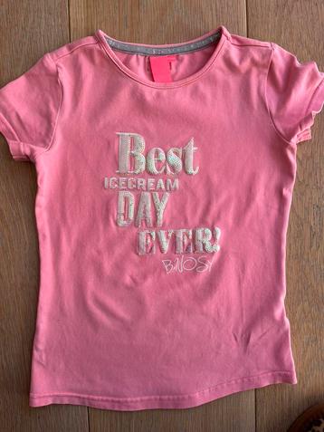 Roze t shirt B Nosy mt 122 beschikbaar voor biedingen