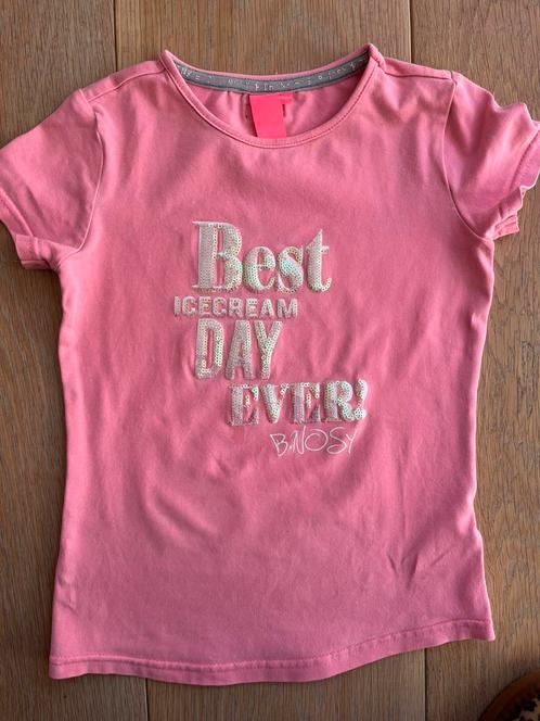 Roze t shirt B Nosy mt 122, Kinderen en Baby's, Kinderkleding | Maat 122, Gebruikt, Meisje, Shirt of Longsleeve, Ophalen of Verzenden