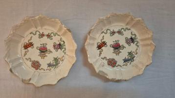 2 Zeer zeldzame onderzetters Potiche Petrus Regout beschikbaar voor biedingen