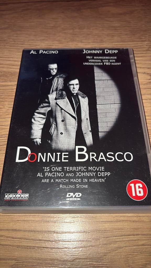 Donnie Brasco met Al Pacino en Johnny Depp., Vanaf 16 jaar, Ophalen of Verzenden, Zo goed als nieuw, Actiethriller