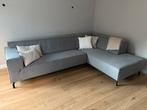 Nette grijze hoekbank, Ophalen, Zo goed als nieuw, Vierpersoons of meer