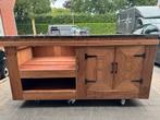 Bbq tafel voor een large kamado, Tuin en Terras, Buitenkeukens, Ophalen, Nieuw, Houtskool, Maatwerk