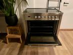 Zeer luxe 90cm Boretti/Ilve inductie fornuis! RVS! 5 zones!, Ophalen of Verzenden, Zo goed als nieuw, Inductie, Vrijstaand