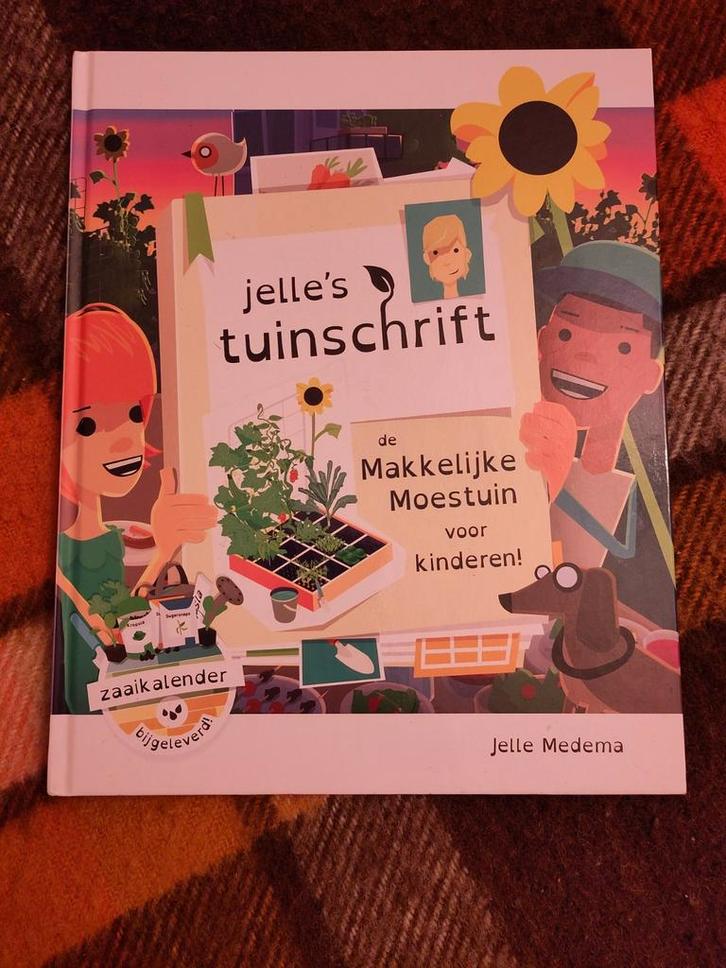 Jelle's tuinschrift, Jelle Medema, Makkelijke Moestuin, Boeken, Wonen en Tuinieren, Gelezen, Moestuin, Ophalen of Verzenden
