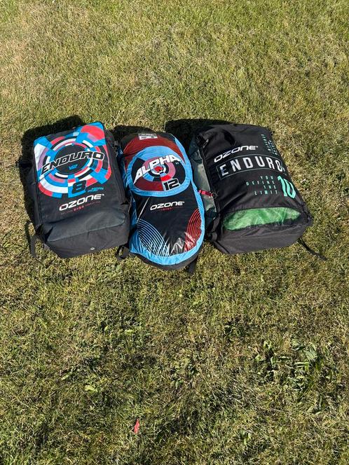 Complete Kite Foil Set. f one bord + ozone kite + heup trape, Watersport en Boten, Kitesurfen, Gebruikt, Ophalen