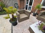 Loungeset 6 personen, Ophalen of Verzenden, Gebruikt, Hout