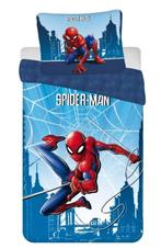 Spiderman Dekbedovertrek 140 x 200 cm Jump - Marvel, Blauw, Dekbedovertrek, Nieuw, Ophalen of Verzenden