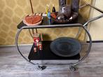 Vintage Jaren 30 Thee/Drank Karretje, Gebruikt, 50 tot 100 cm, Ophalen of Verzenden, Metaal