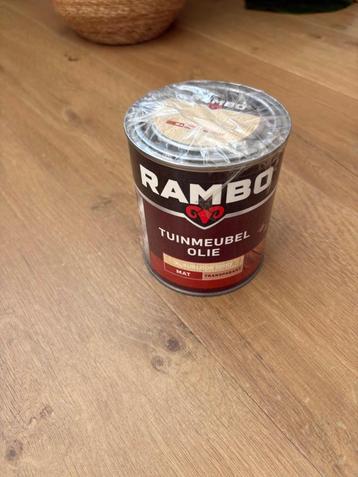Rambo Tuinmeubel Olie 750ml - Kleurloos Mat beschikbaar voor biedingen