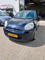 Nissan Micra 1.2 72KW 5DR 2012 Zwart APK 14-2-26, Auto's, Nissan, Voorwielaandrijving, 1198 cc, Handgeschakeld, 39 €/maand